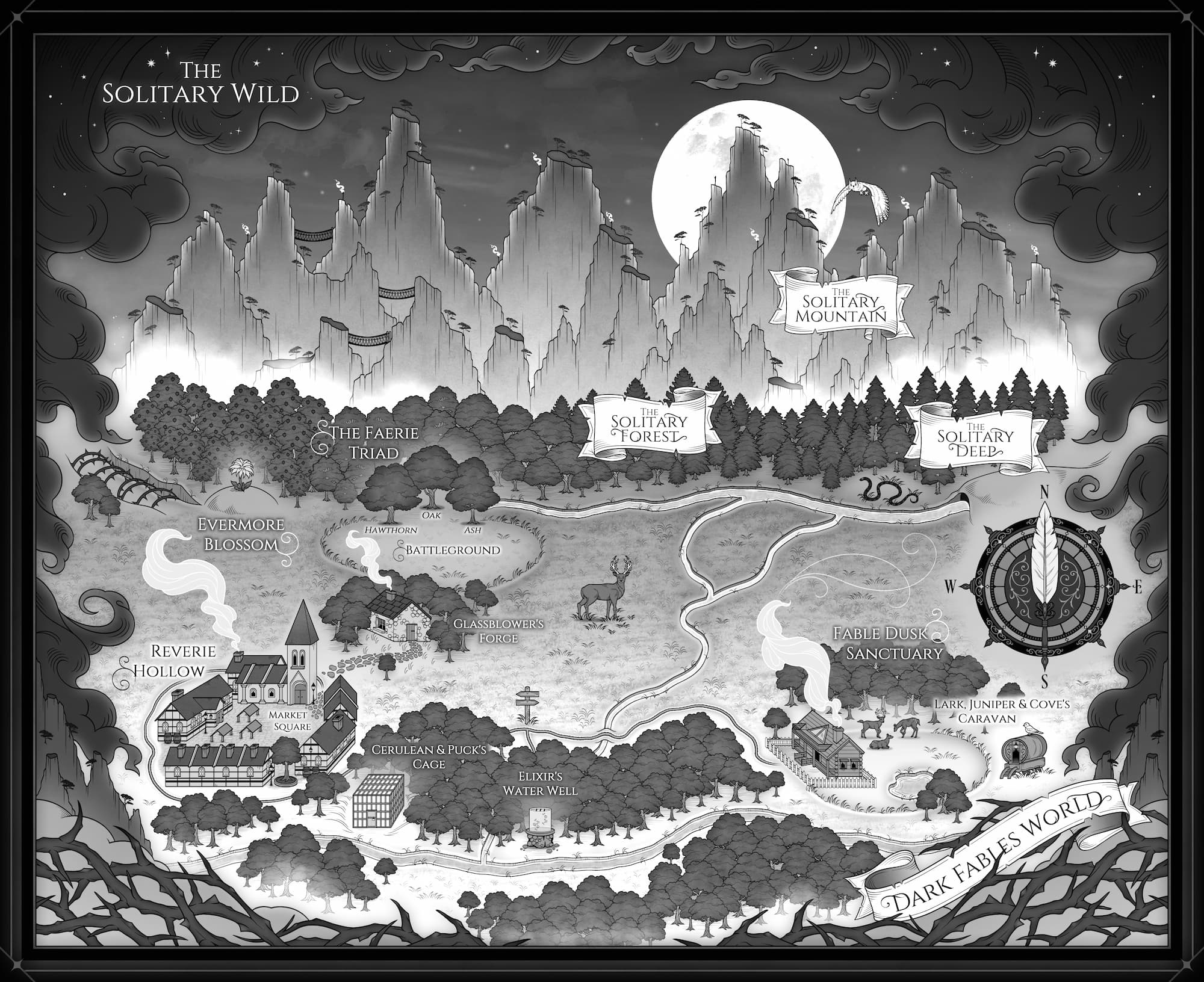 Map of the Solitary Deep